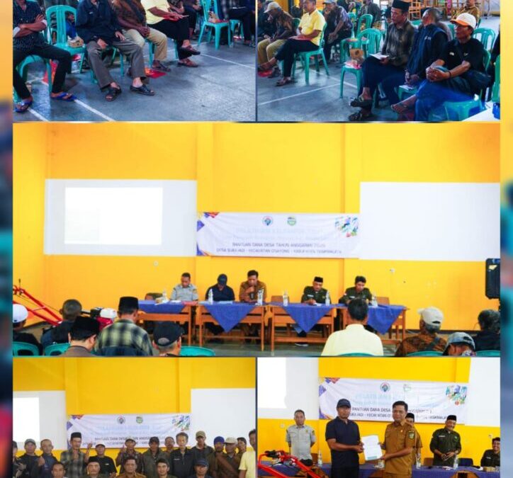 Pelatihan Kelompok Tani dan Penyerahan Mesin Traktor untuk Petani Desa Sukajadi, Kecamatan Cisayong, Kabupaten Tasikmalaya